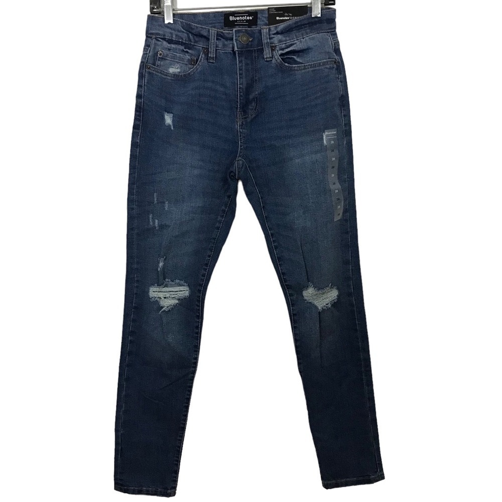 Bluenotes Denim Jackson Slim Taper Distressed Stretch Jeans NEW